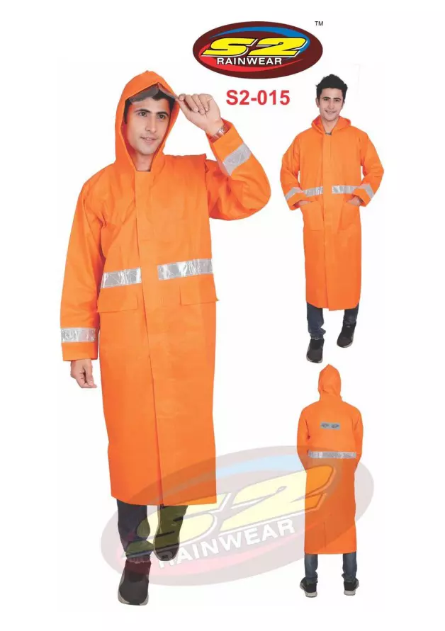 PU-Long-Rain-Coat-Florescent-with-Taping-Reflective-Tape-Superior-Quality-S2-015